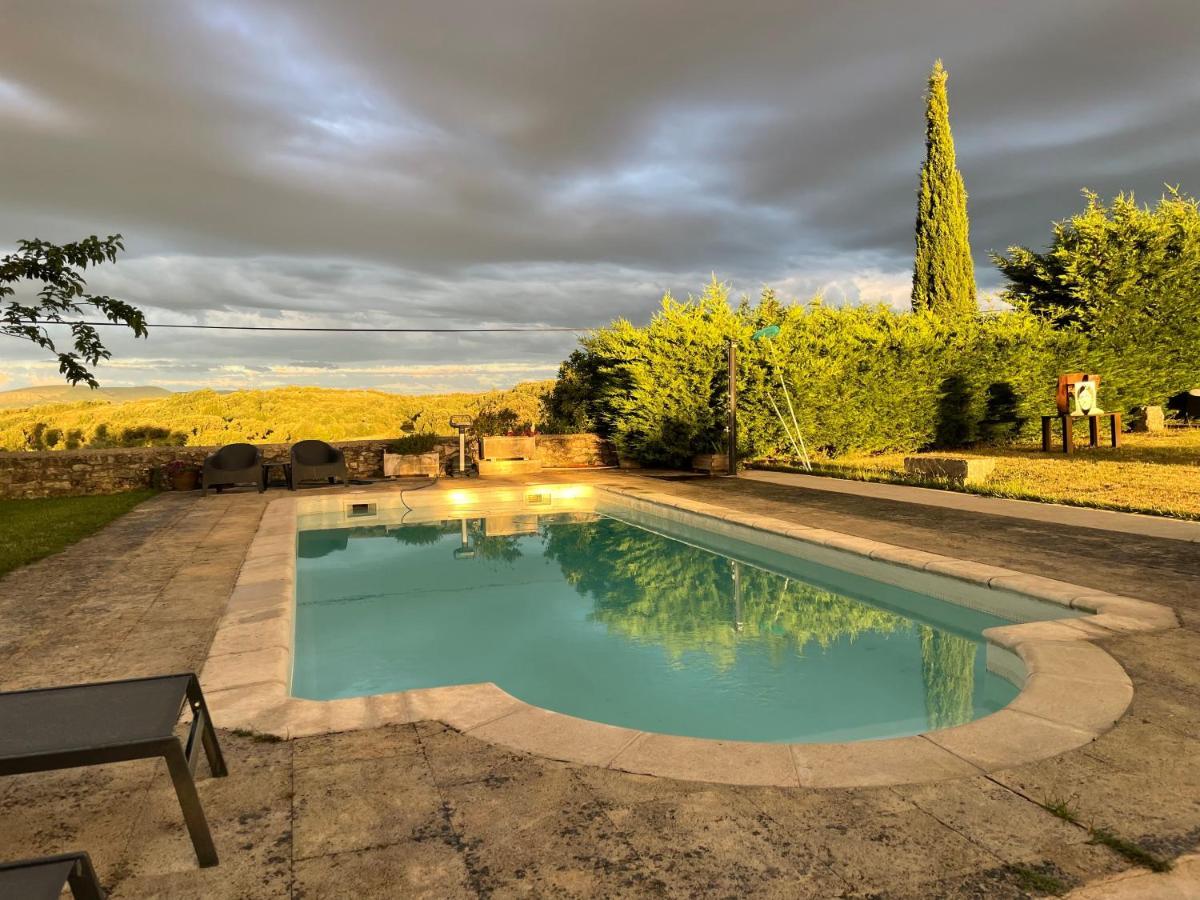 Casa Rural De Un Artista En Plena Naturaleza Piscina Y Parque De Esculturas En Вильяркайо Экстерьер фото